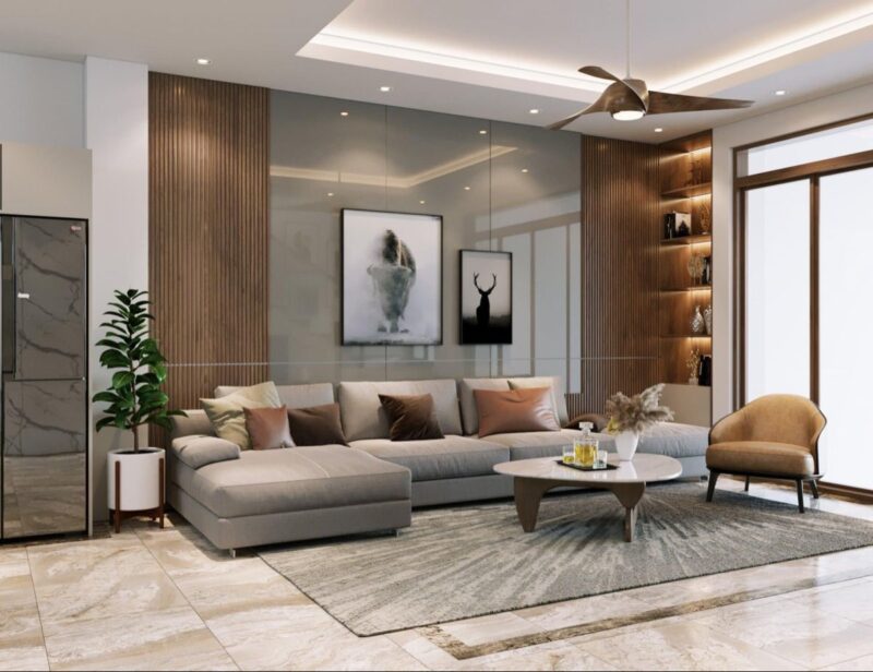Thiết kế chung cư 2 phòng ngủ sang trọng, hiện đại nhất năm 2026 Thiết kế chung cư 2 phòng ngủ