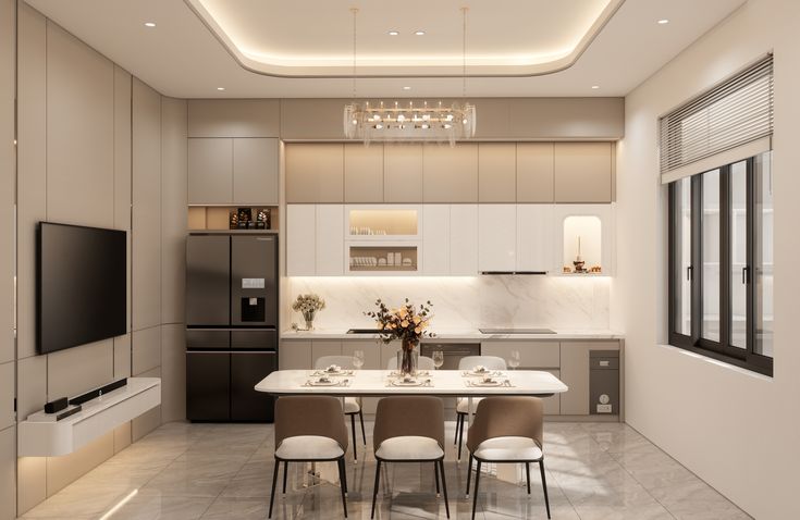 Tổng hợp các mẫu thiết kế nội thất phòng bếp đẹp nhất năm 2026 Thiết kế nội thất phòng bếp