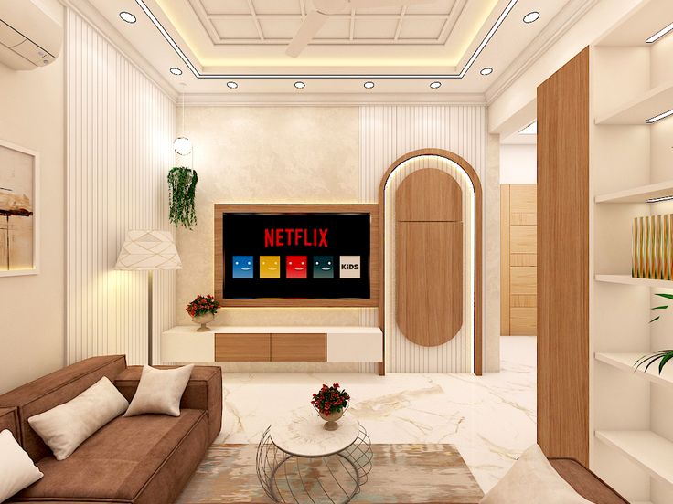 Các mẫu thiết kế nội thất phòng khách đẹp, hiện đại năm 2026 Thiết kế nội thất phòng khách