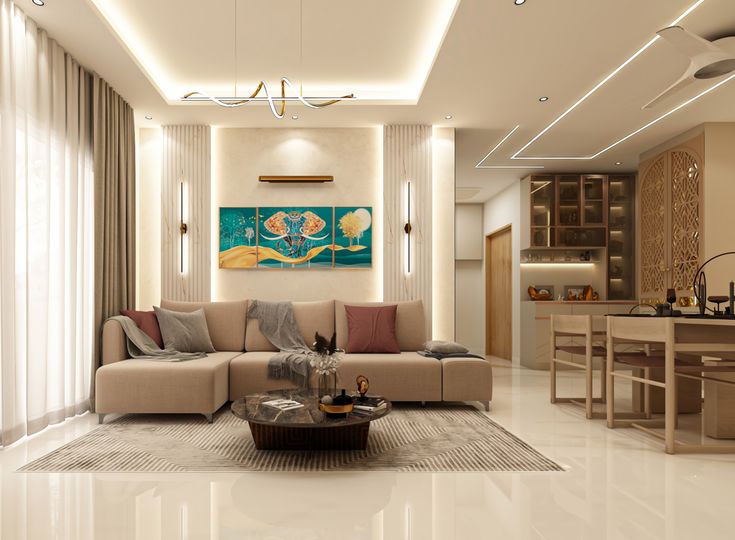 Các mẫu thiết kế phòng khách chung cư hiện đại, sang trọng Thiết kế phòng khách chung cư