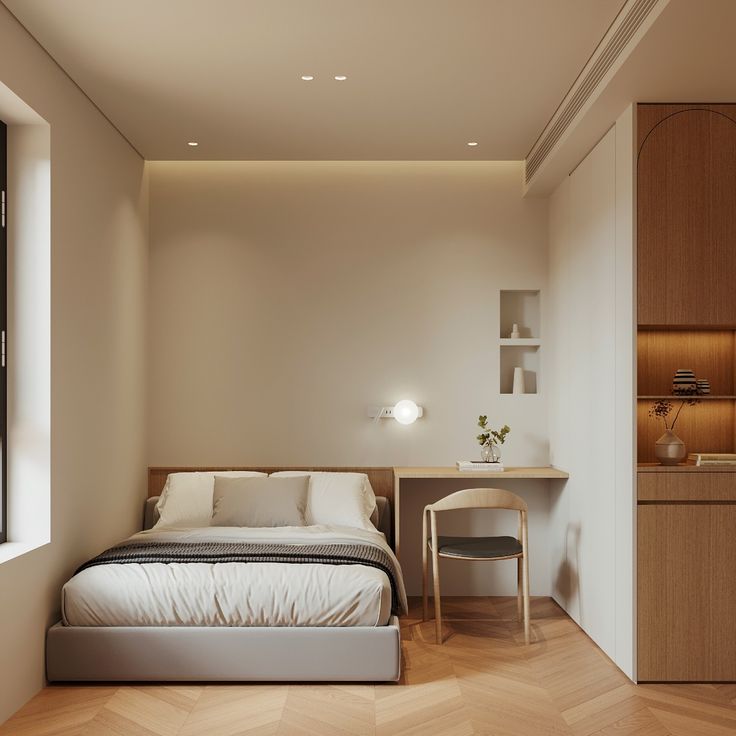 Thiết kế phòng ngủ đơn giản