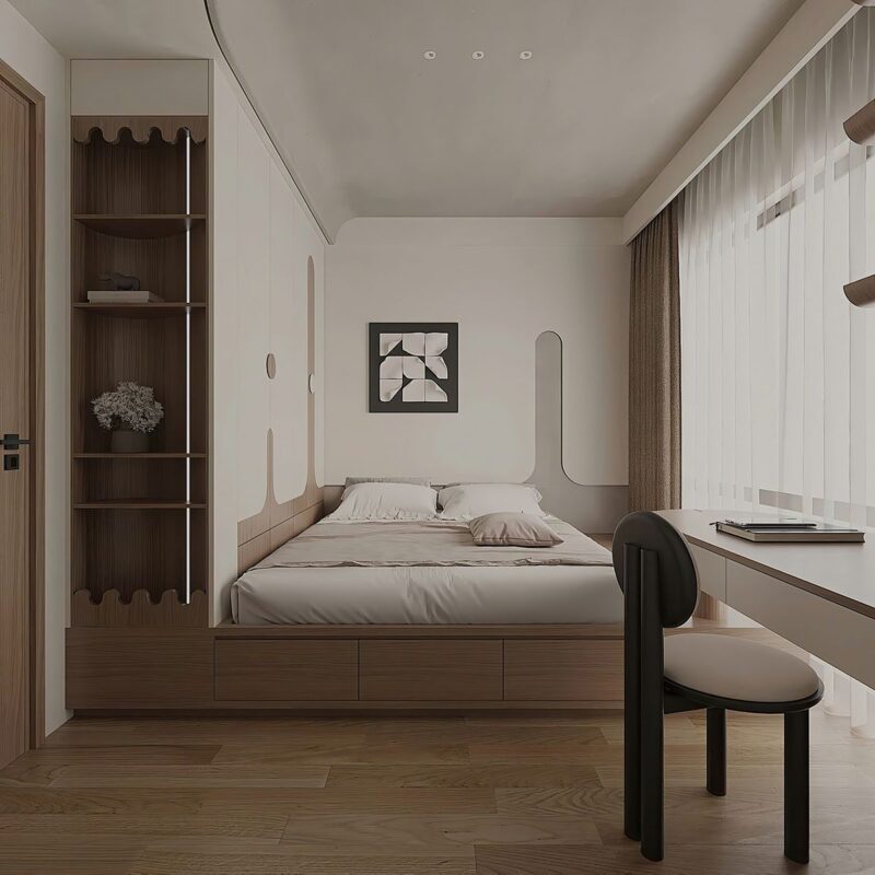 Tổng hợp các mẫu thiết kế phòng ngủ nhỏ, hiện đại tối ưu công năng Thiết kế phòng ngủ nhỏ