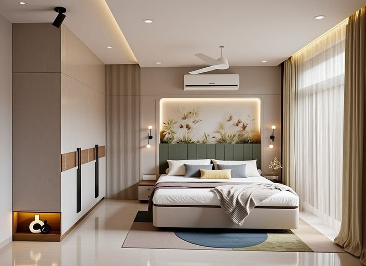 Các mẫu thiết kế phòng ngủ rộng đẹp, hiện đại dẫn đầu xu hướng 2026 Thiết kế phòng ngủ rộng đẹp
