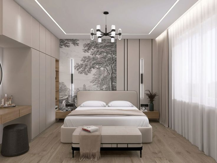 Cách trang trí phòng ngủ hẹp trông rộng hơn Trang trí phòng ngủ hẹp