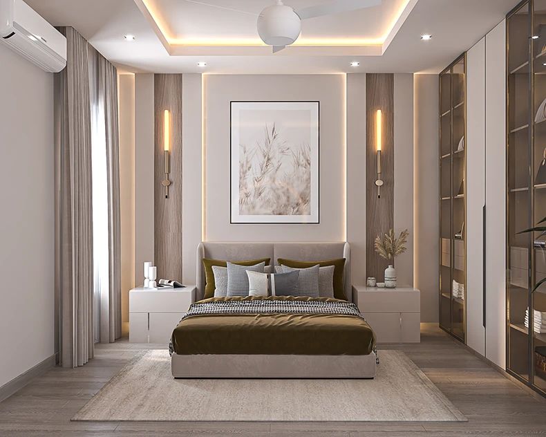 Trang trí phòng ngủ không có giường