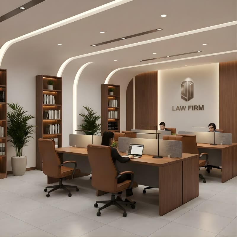 Tổng hợp 30+ mẫu thiết kế nội thất văn phòng đẹp, sang trọng Văn phòng luật
