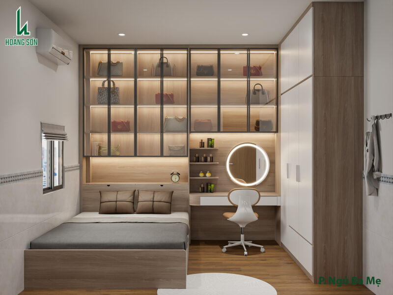 Dự án thiết kế phòng ngủ cho nhà chị Nguyệt Bình Thạnh, TP.HCM Dự án thiết kế phòng ngủ cho nhà chị Nguyệt - Bình Thạnh