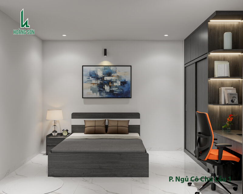 Dự án thiết kế phòng ngủ cho cô chú nhà anh Thắng - Bình Tân Dự án thiết kế phòng ngủ cho nhà anh Thắng - Bình Tân