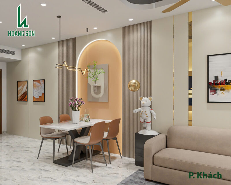 Bàn giao dự án thiết kế phòng khách cho chị Thanh quận 12 , TP.HCM Dự án thiết kế phòng khách cho nhà chị Thanh quận 12