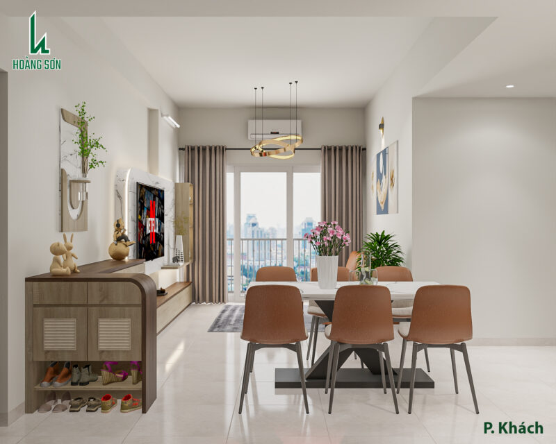 Bàn giao dự án thiết kế nội thất nhà nguyên căn cho nhà chị Thông quận 10, TP.HCM Toàn bộ không gian ấm cúng đầy đủ tiện nghi