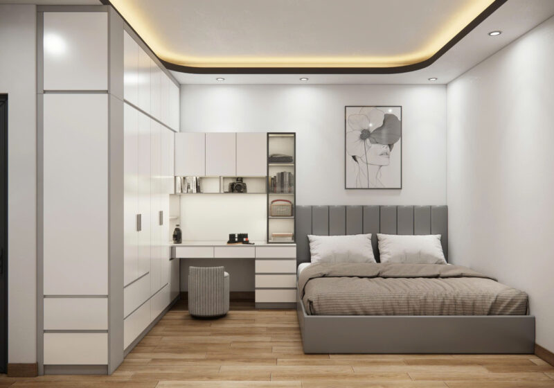 Dự án thiết kế kế phòng ngủ cho nhà chị Hana Hóc Môn