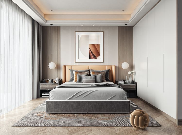 Bố trí nội thất phòng ngủ 16m2