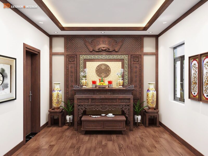 Cải tạo không gian thờ cúng tháng 7 âm lịch
