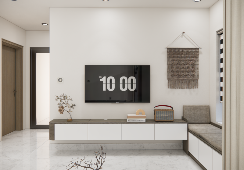 Dự án thiết kế phòng khách cho nhà chị Khánh quận 9