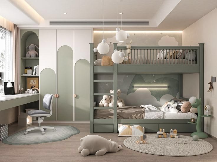 Lưu ý khi sử dụng giường tầng cho trẻ em