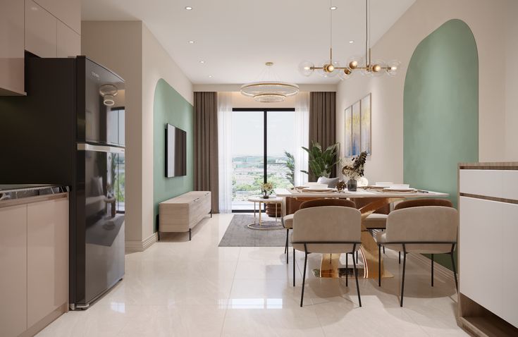 Màu nội thất cho người mệnh Mộc 