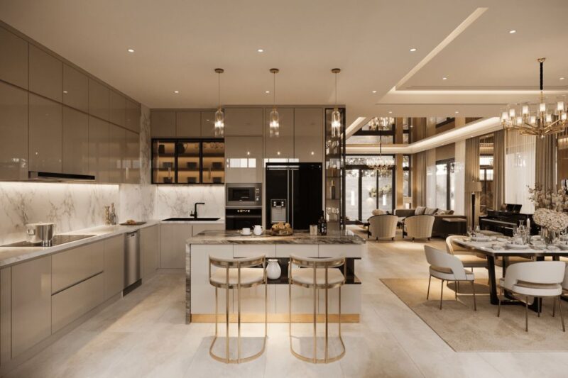 Nội thất phòng bếp cao cấp 