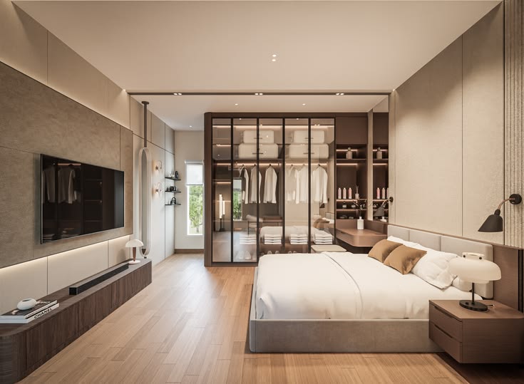 Tổng hợp các mẫu nội thất phòng ngủ vợ chồng hiện đại nhất 2026 Nội thất phòng ngủ vợ chồng