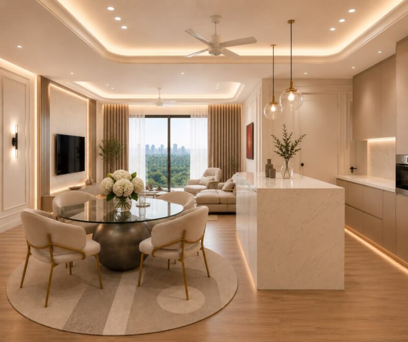 Phòng bếp biệt thự