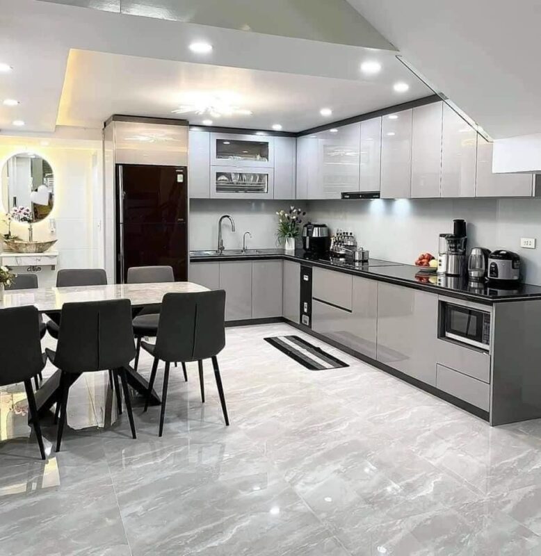 Phòng bếp phong cách tối giản