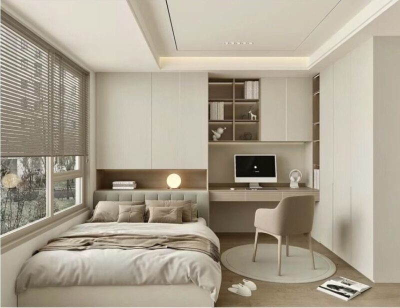 Thiết kế phòng ngủ 17m2 