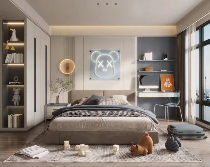 Thiết kế phòng ngủ 17m2 