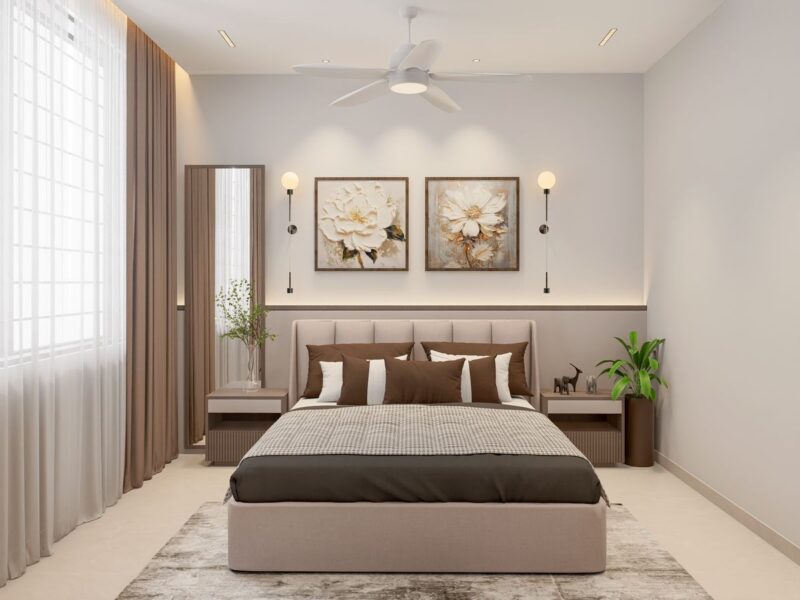 Thiết kế phòng ngủ 17m2 