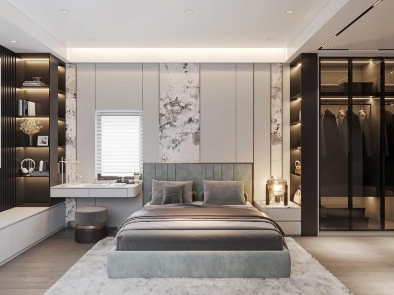 Thiết kế phòng ngủ 20m2 cho vợ chồng