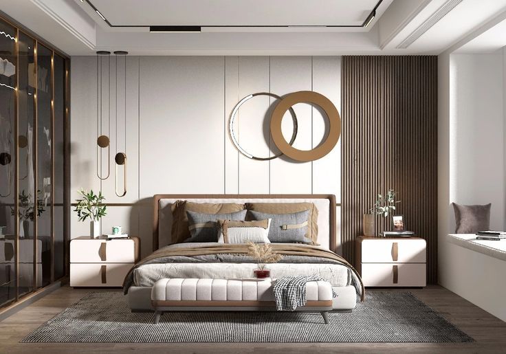 Thiết kế phòng ngủ 20m2 cho vợ chồng