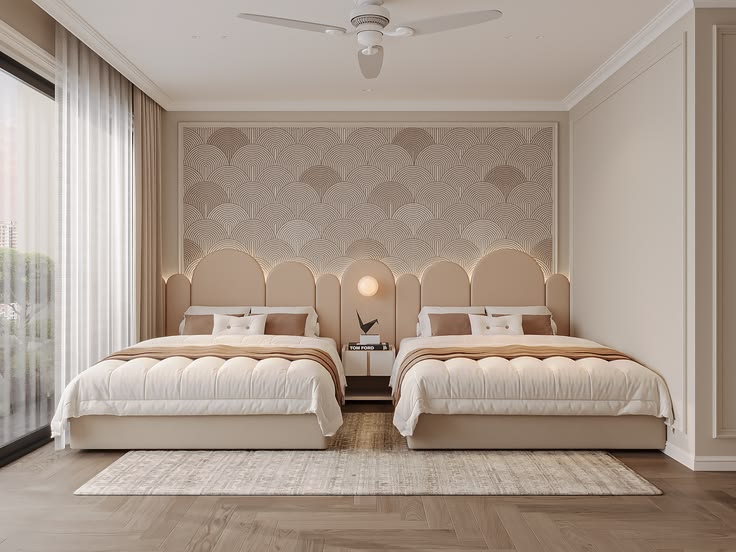 Thiết kế phòng ngủ cho 2 bé gái 