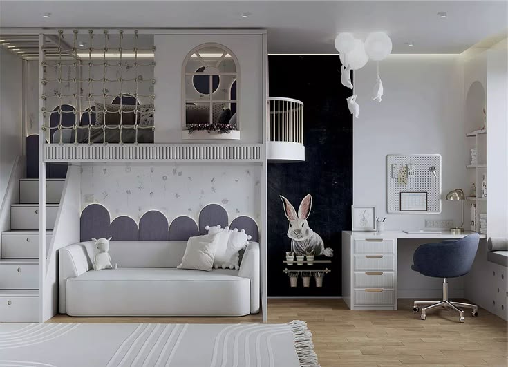 Vị trí không nên đặt giường tầng cho bé