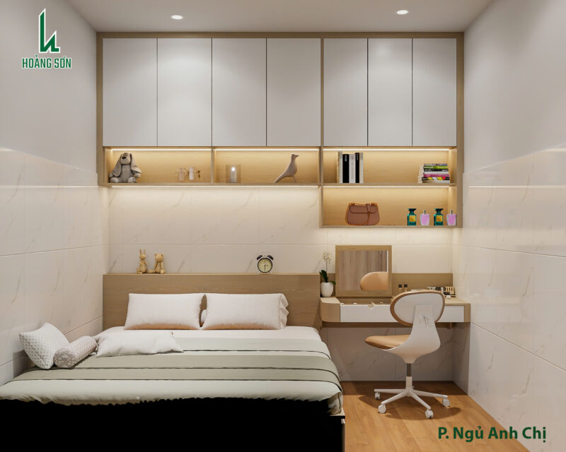 Dự án thiết kế phòng ngủ nhà anh Lữ quận 12