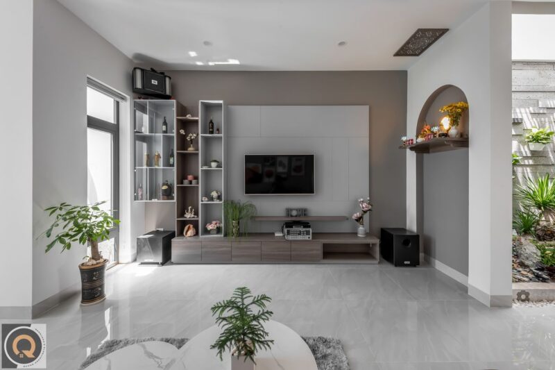 Mẫu phòng khách nhà cấp 4 