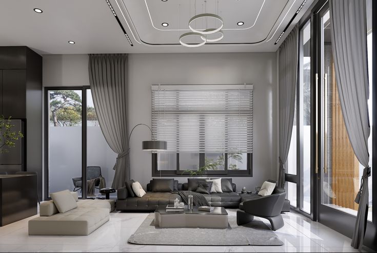 Mẫu phòng khách nhà cấp 4