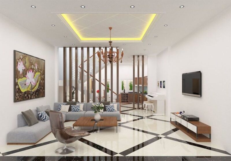 Mẫu phòng khách nhà cấp 4