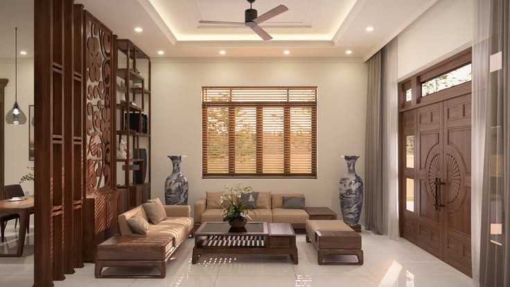 Mẫu phòng khách nhà cấp 4 