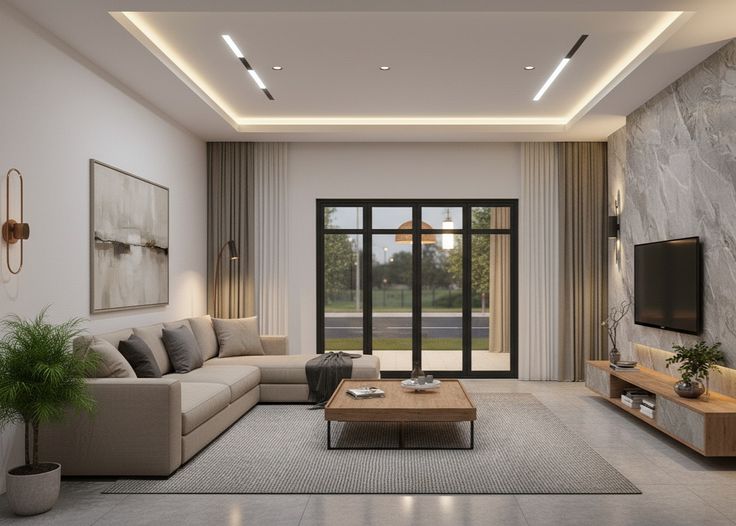 Tổng hợp các mẫu phòng khách nhà cấp 4 hiện đại và sang trọng Mẫu phòng khách nhà cấp 4