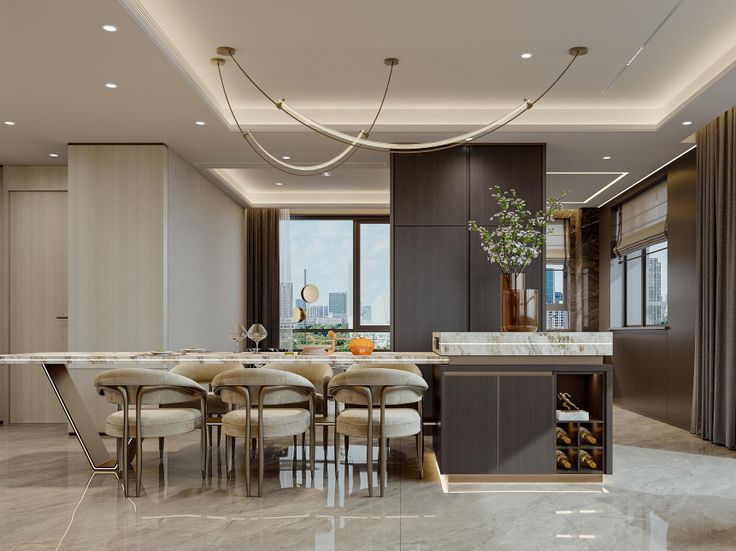Tổng hợp các mẫu thiết kế phòng bếp 20m2 công năng, hiện đại Mẫu thiết kế phòng bếp 20m2