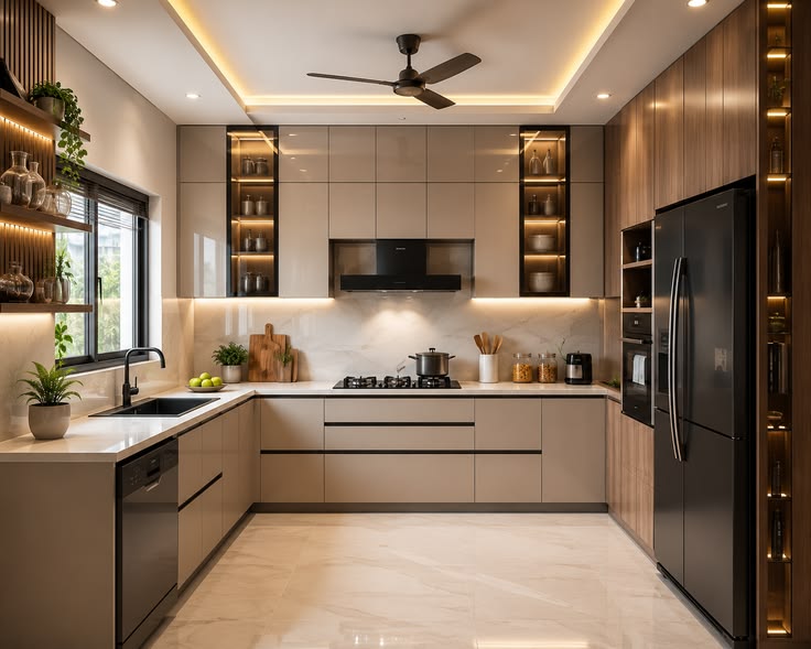 Mẫu phòng bếp 20m2 